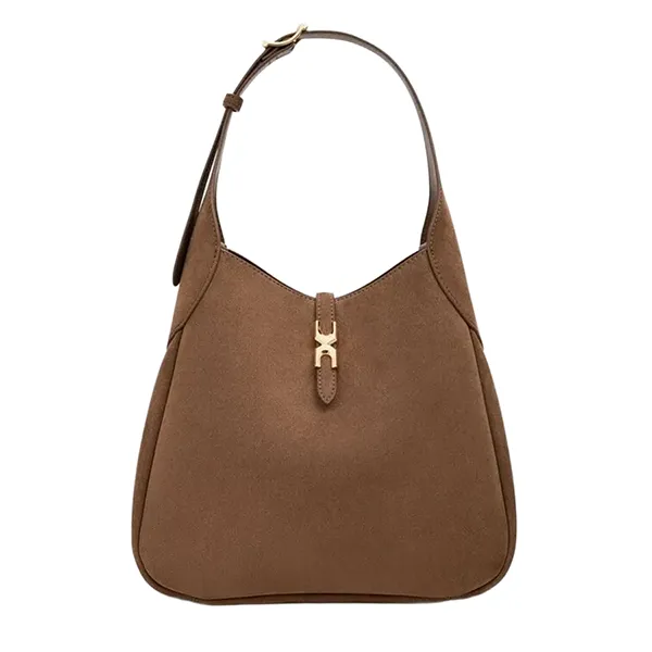 Túi Đeo Vai Nữ Charles & Keith Adalyn Recycled Shoulder Bag CK2-40782726 Màu Nâu Mocha