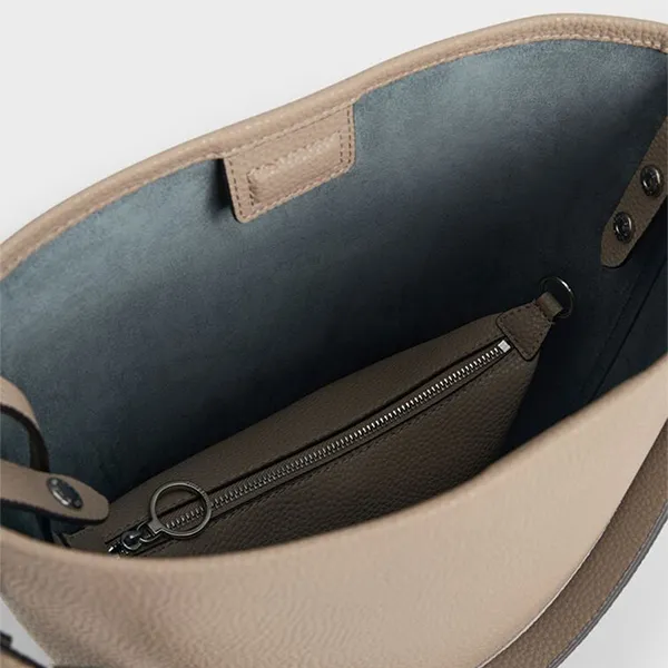 Túi Đeo Vai Nữ Charles & Keith Beryl Bucket Grey Brown CK2-10151504_TAUPE Màu Nâu Xám