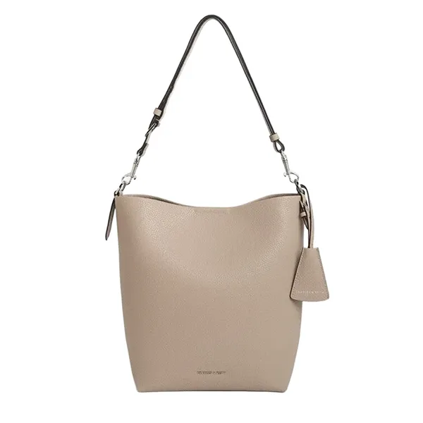 Túi Đeo Vai Nữ Charles & Keith Beryl Bucket Grey Brown CK2-10151504_TAUPE Màu Nâu Xám