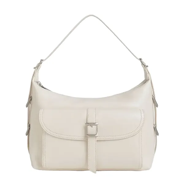 Túi Đeo Vai Nữ Charles & Keith Bryna Bryna Belted Hobo Cream CK2-40782622 Màu Kem