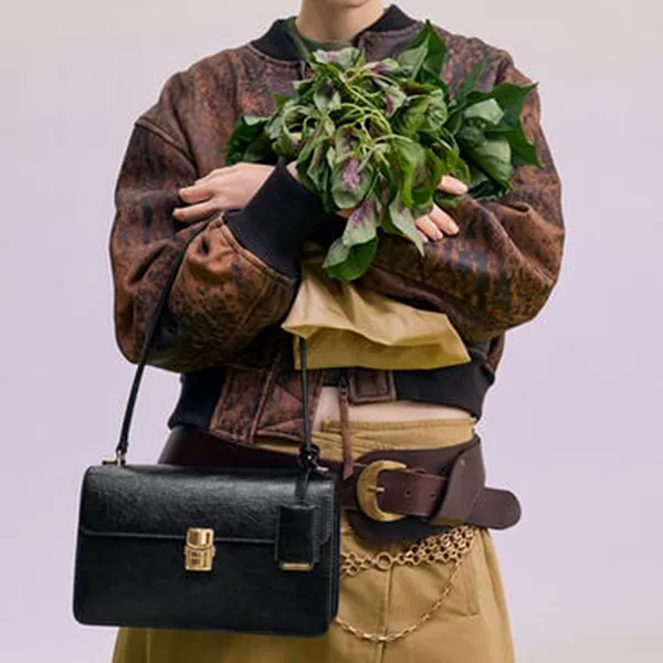 Túi Đeo Vai Nữ Charles & Keith CNK Acelynn Rope-Chain Shoulder Bag - Black CK2-20701632 Màu Đen