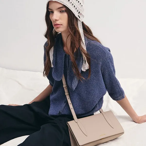 Túi Đeo Vai Nữ Charles & Keith CNK Allyn Shoulder Bag CK2-20782734_TAUPE Màu Taupe