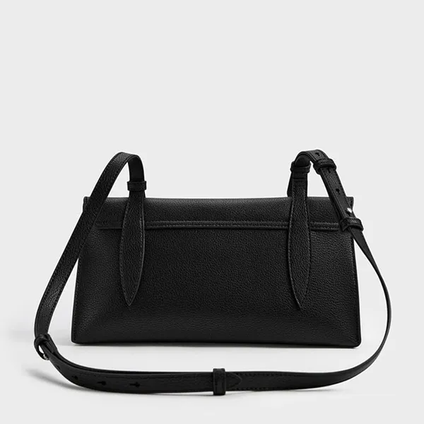 Túi Đeo Vai Nữ Charles & Keith CNK Allyn Shoulder Bag - Noir CK2-20782734_NOIR Màu Đen