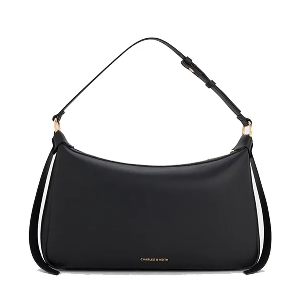 Túi Đeo Vai Nữ Charles & Keith CNK Calla Shoulder Bag - Black CK2-20671783_BLACK Màu Đen