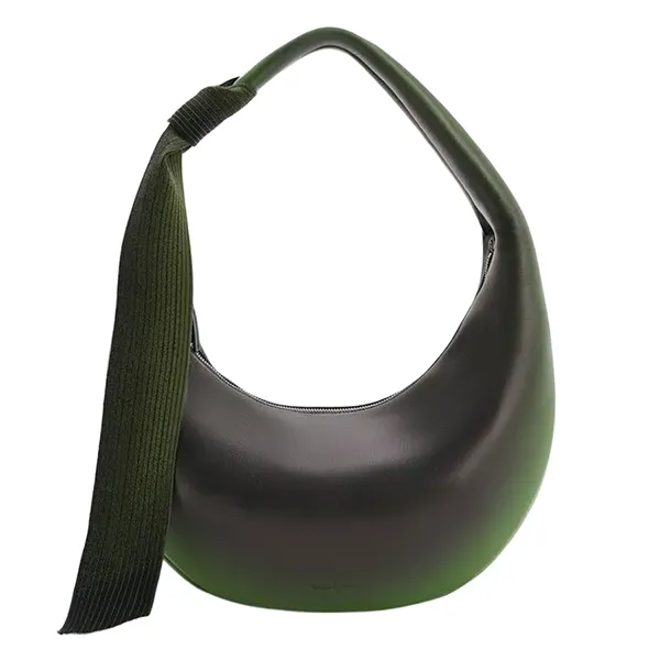 Túi Đeo Vai Nữ Charles & Keith Hobo Toni Gradient Knotted Crescent Shoulder Bag CK2-40671642-A Màu Xanh Lá