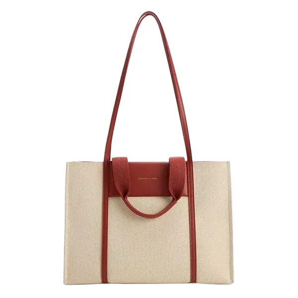 Túi Tote Nữ Charles & Keith Shalia Large Double Handle Rectangular Tote Bag Multiple Colors CK2-30782048-1_MULTI Phối Màu
