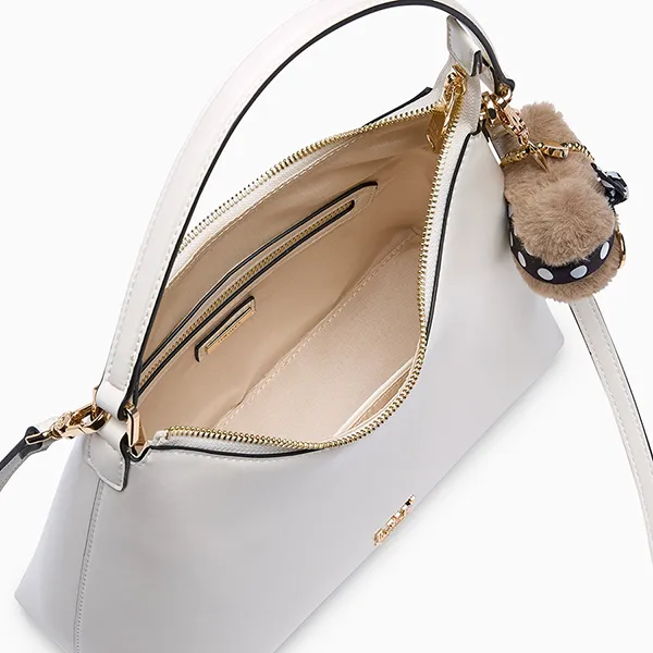 Túi Đeo Vai Nữ Lyn Betzy Ii S Shoulder Bag - Ivory L26CBWA193 Màu Trắng Kem