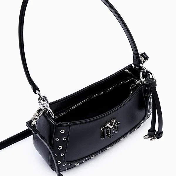 Túi Đeo Vai Nữ Lyn Brighton Rita Stud Shoulder Bag - Black L25WBWA001 Màu Đen