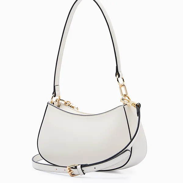 Túi Đeo Vai Nữ Lyn Brighton Rita Stud Shoulder Bag - Ivory L25WBWA001 Màu Trắng Kem