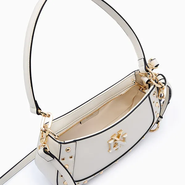 Túi Đeo Vai Nữ Lyn Brighton Rita Stud Shoulder Bag - Ivory L25WBWA001 Màu Trắng Kem