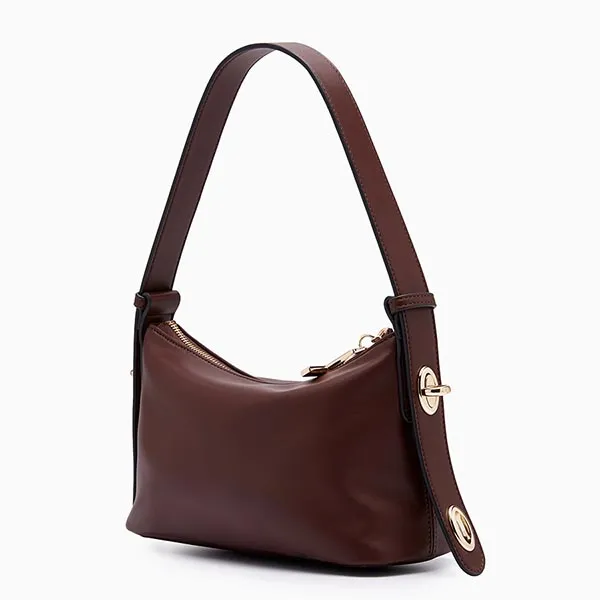 Túi Đeo Vai Nữ Lyn Jardin M Shoulder Bag L26CBWC005 Dark Brown Màu Nâu