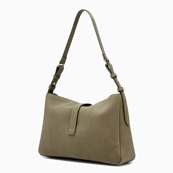 Túi Đeo Vai Nữ Lyn Luky Lu M Shoulder Bag - Dark Green L26CBWB040 Màu Xanh Green