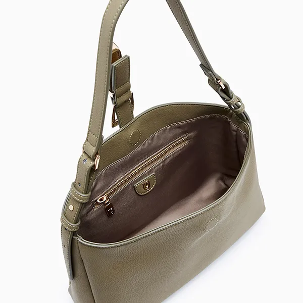 Túi Đeo Vai Nữ Lyn Luky Lu M Shoulder Bag - Dark Green L26CBWB040 Màu Xanh Green