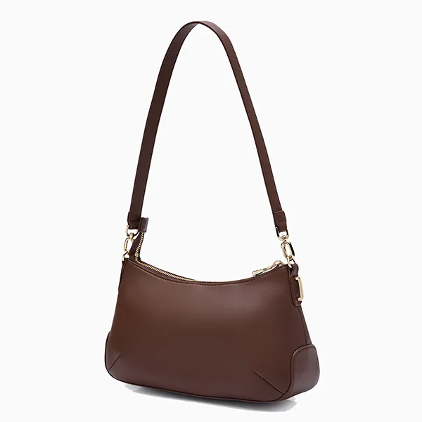 Túi Đeo Vai Nữ Lyn Luky Lu S Shoulder Bag - Brown L26CBWB041 Màu Nâu