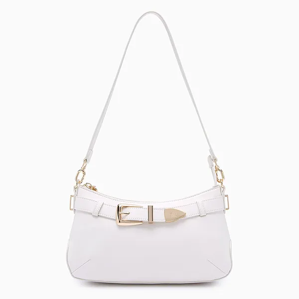 Túi Đeo Vai Nữ Lyn Luky Lu S Shoulder Bag - Ivory L26CBWB041 Màu Trắng Kem