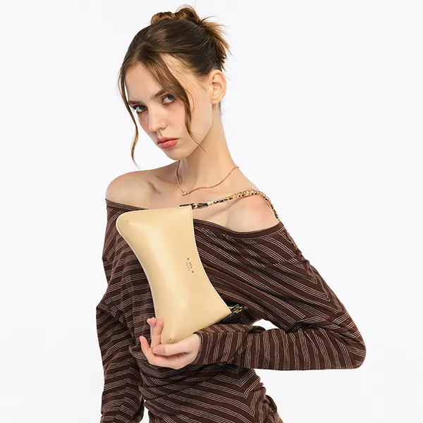 Túi Đeo Vai Nữ Lyn Lynnesy S Shoulder Bag L26CBWA071 Beige Màu Be