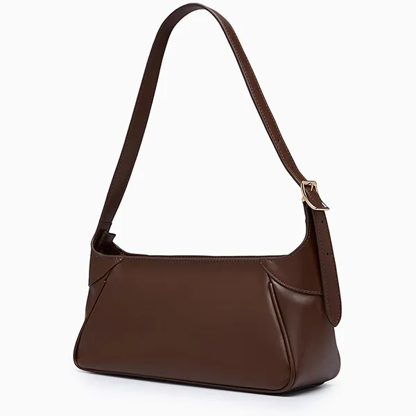 Túi Đeo Vai Nữ Lyn Maynon L Shoulder Bag - Dark Brown L26CBWA005 Màu Nâu