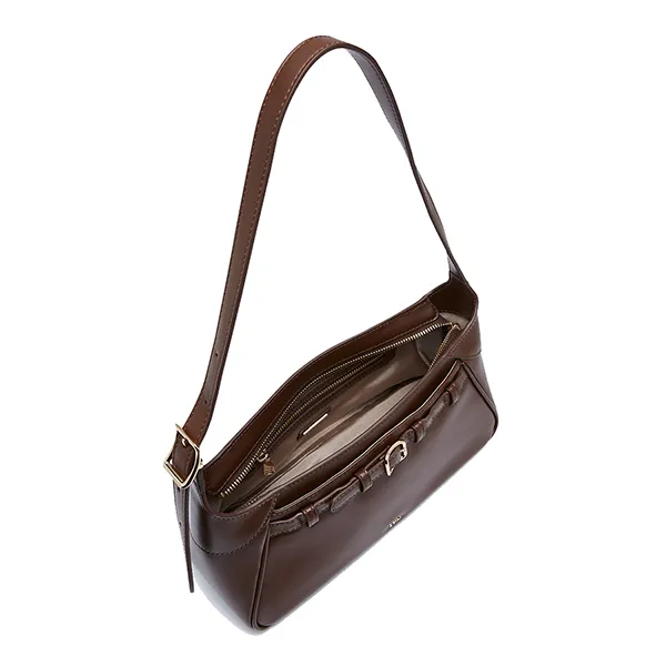 Túi Đeo Vai Nữ Lyn Maynon L Shoulder Bag - Dark Brown L26CBWA005 Màu Nâu