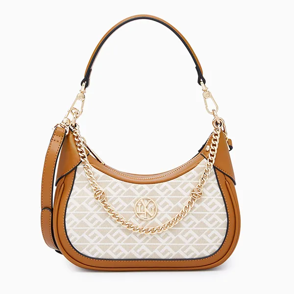 Túi Đeo Vai Nữ Lyn Mona Ii S Shoulder Bag - Printed Beige L26CBWA147 Màu Nâu Be