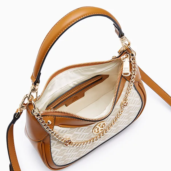 Túi Đeo Vai Nữ Lyn Mona Ii S Shoulder Bag - Printed Beige L26CBWA147 Màu Nâu Be