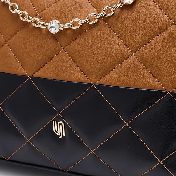 Túi Đeo Vai Nữ Lyn Monet Party Ii Infinite L Shoulder Bag L26CBWA062 Brown Màu Nâu