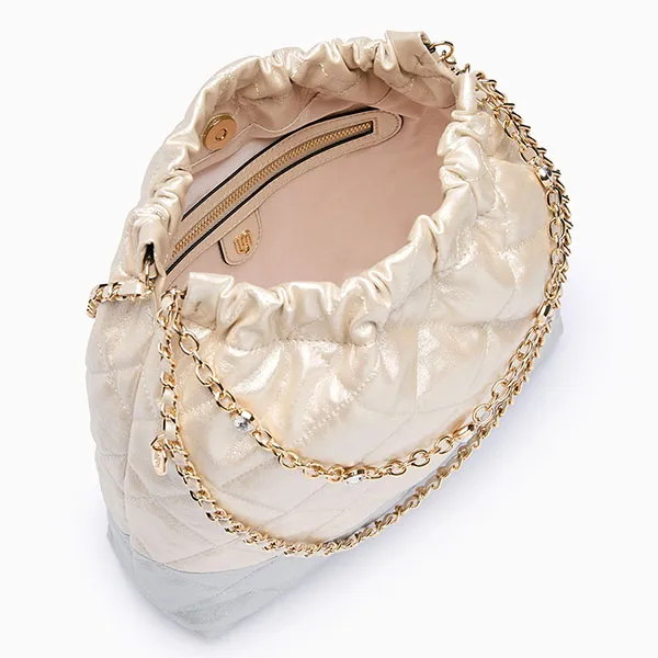 Túi Đeo Vai Nữ Lyn Monet Party Ii Infinite L Shoulder Bag L26CBWA062 Gold Màu Be/Xanh