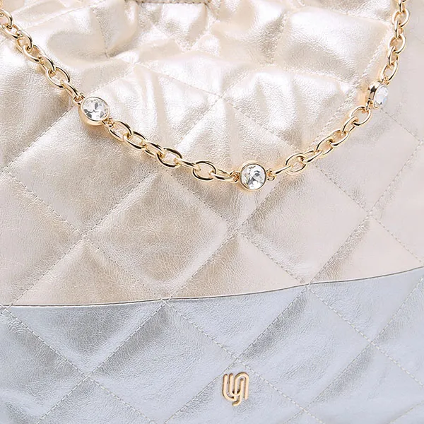 Túi Đeo Vai Nữ Lyn Monet Party Ii Infinite L Shoulder Bag L26CBWA062 Gold Màu Be/Xanh