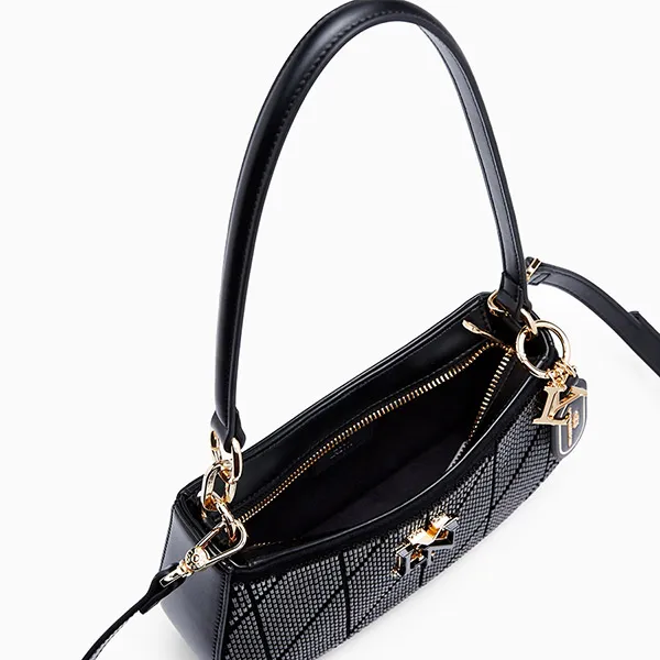 Túi Đeo Vai Nữ Lyn New Gastonia Rita Bead Shoulder Bag L25WBWA003 Black Màu Đen