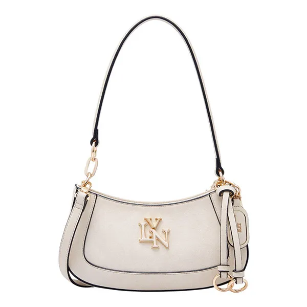 Túi Đeo Vai Nữ Lyn New Gastonia Rita Suede Shoulder Bag L25WBWA002 Light Beige Màu Kem
