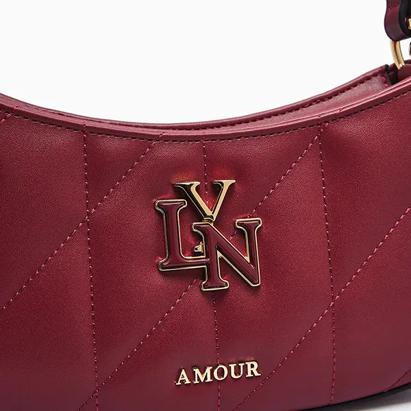 Túi Đeo Vai Nữ Lyn New Gastonia Shoulder Bag LL24FBF108 Dark Red Màu Đỏ
