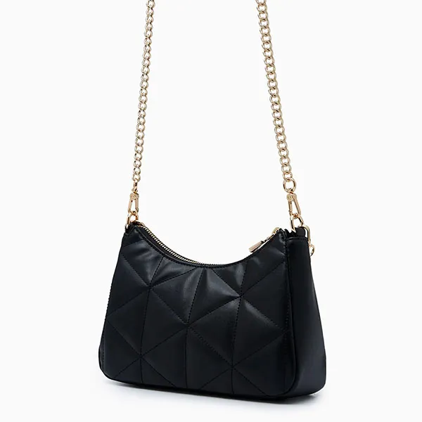 Túi Đeo Vai Nữ Lyn North Tricia Star Quilted Shoulder Bag L25FBWA115 Black Màu Đen