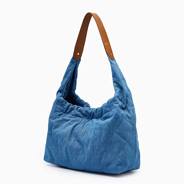 Túi Đeo Vai Nữ Lyn Pottie Hobo M Shoulder Bag L26CBWA191 Blue Variation 2 Màu Xanh