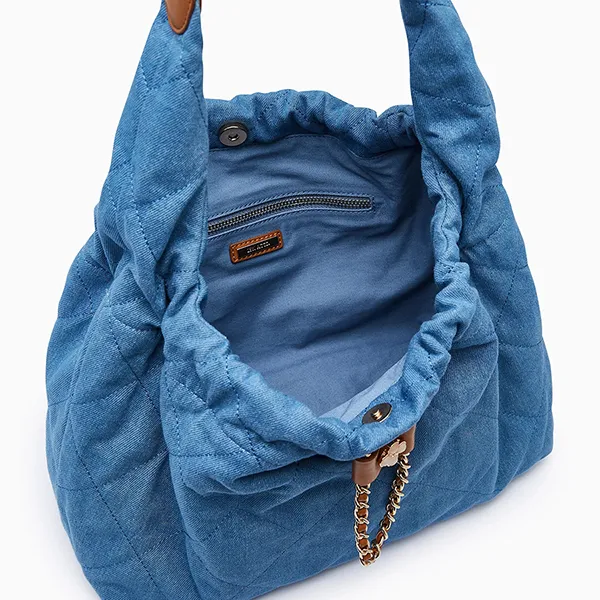 Túi Đeo Vai Nữ Lyn Pottie Hobo M Shoulder Bag L26CBWA191 Blue Variation 2 Màu Xanh