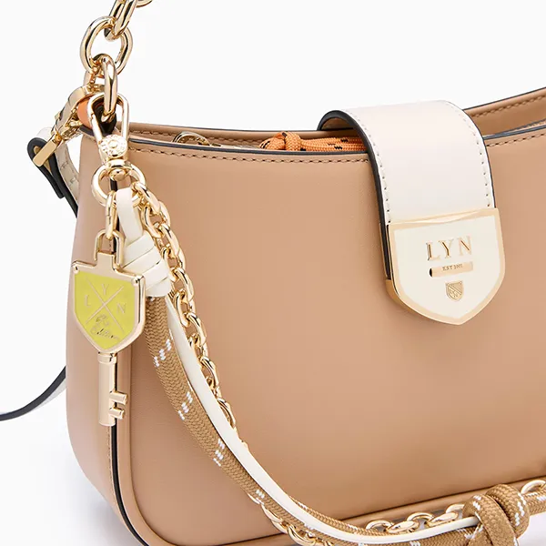 Túi Đeo Vai Nữ Lyn Re-Edit Explore Athella S Shoulder Bag L26CBWA120 Beige Màu Be