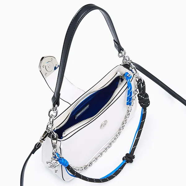 Túi Đeo Vai Nữ Lyn Re-Edit Explore Athella S Shoulder Bag L26CBWA120 White Màu Trắng