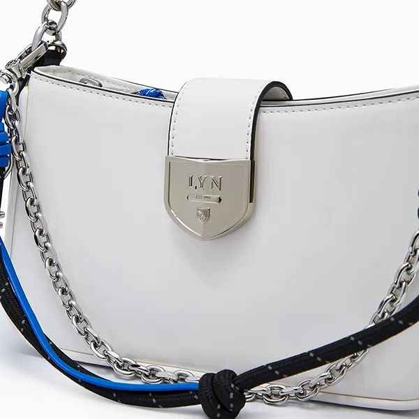Túi Đeo Vai Nữ Lyn Re-Edit Explore Athella S Shoulder Bag L26CBWA120 White Màu Trắng