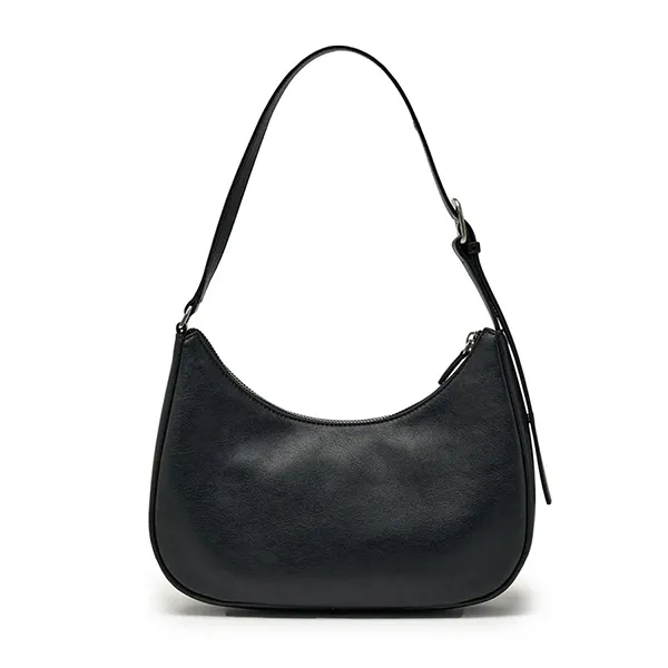 Túi Đeo Vai Nữ MLB Basic Vintage Logo Hobo Bag New York Yankees 3ABQV026N-50BKS Màu Đen