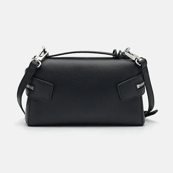 Túi Đeo Vai Nữ Pedro Alyssa Leather Shoulder Bag Black PW2-75210181 Màu Đen