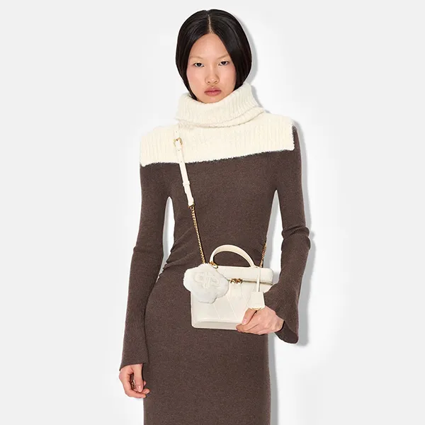 Túi Đeo Vai Nữ Pedro Ari Boxy Shoulder Bag PW2-76390057-8 Chalk Màu Trắng Kem