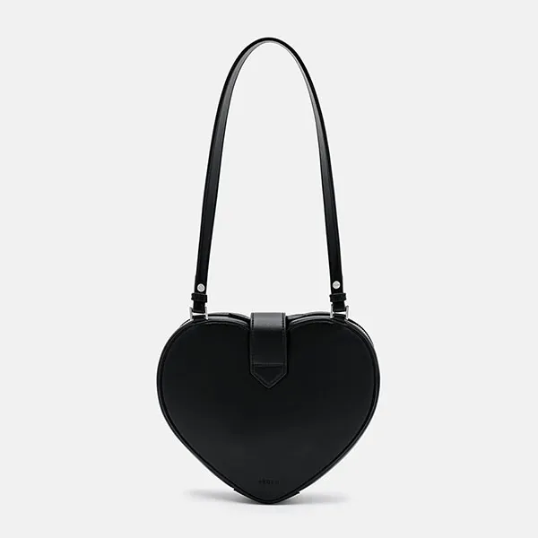 Túi Đeo Vai Nữ Pedro Black Heart Shoulder Bag PW2-75210191 Màu Đen