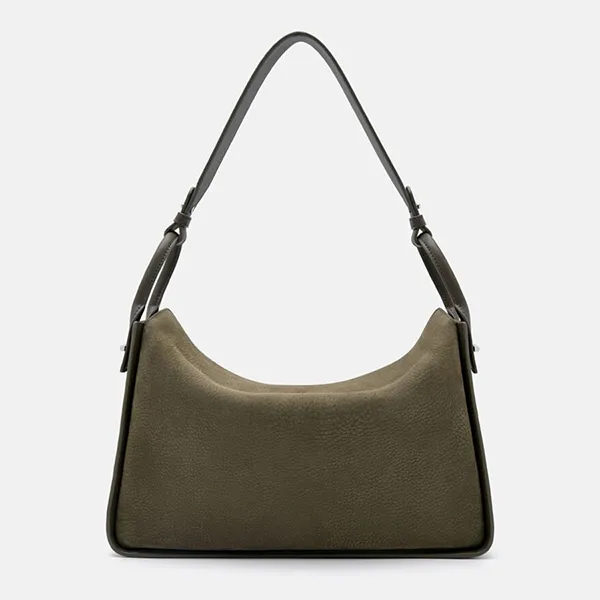 Túi Đeo Vai Pedro Demi Maxi Rectangular Shoulder Bag Army Green PW2-75210180-1 Màu Xanh Olive