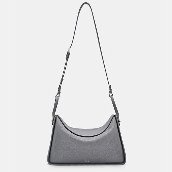 Túi Đeo Vai Nữ Pedro Demi Maxi Rectangular Shoulder Bag Gray PW2-75210180-1 Màu Xám