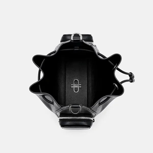 Túi Đeo Vai Nữ Pedro Drawstring Bucket Bag PW2-15060016 Black Màu Đen