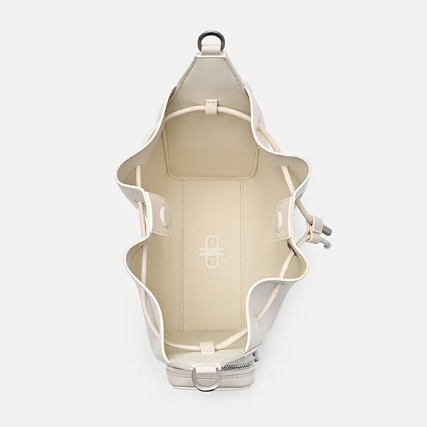 Túi Đeo Vai Nữ Pedro Drawstring Bucket Bag PW2-15060016 Chalk Màu Kem