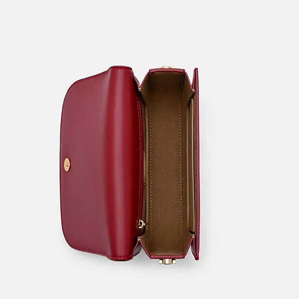 Túi Đeo Vai Nữ Pedro Duet Calf Hair Shoulder Bag - Red Pony PW2-75210151-10_RED.PO_XS Màu Đỏ