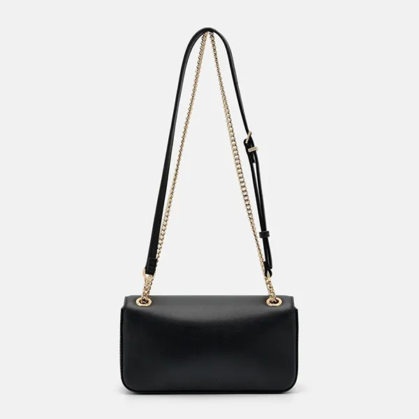 Túi Đeo Vai Nữ Pedro Farida Leather Mini Shoulder Bag PW2-76390137 Black Màu Đen