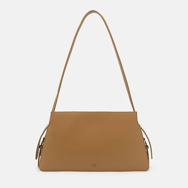 Túi Đeo Vai Nữ Pedro Geometric Trapezoid Shoulder Bag Camel Gold PW2-56390044_CAMEL Màu Nâu Camel