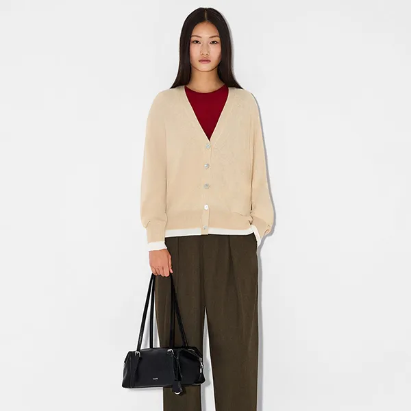 Túi Đeo Vai Nữ Pedro Hitch Bowling Bag PW2-65210013 Black Màu Đen