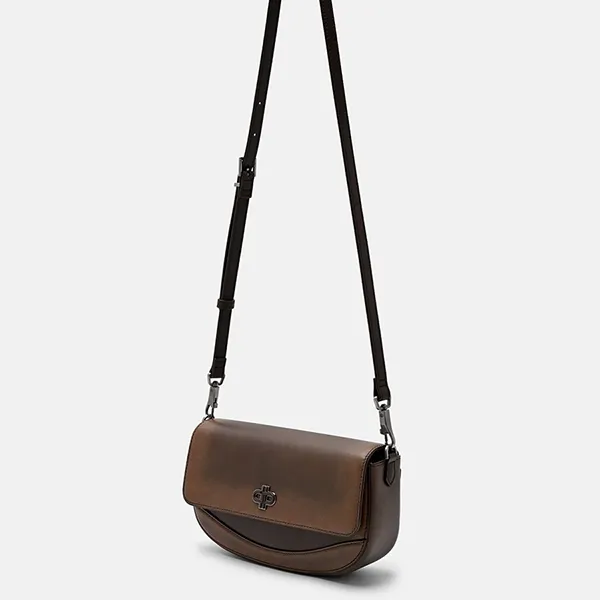 Túi Đeo Vai Nữ Pedro Hitch Canvas PW2-76390135-1_DK.BRW_S Màu Nâu Đậm