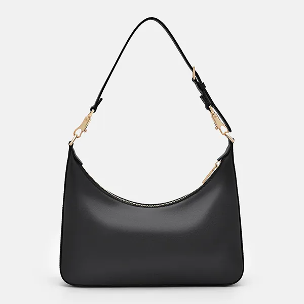 Túi Đeo Vai Nữ Pedro Icon Leather Hobo Bag PW2-36390020 Black Màu Đen